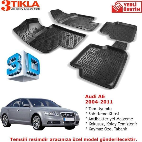 Audi A6 2004-2011 Premium 3D Havuzlu Paspas Seti - Image 1