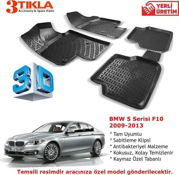 BMW 5 Serisi F10 2009-2013 Premium 3D Havuzlu Paspas Seti - Image 1