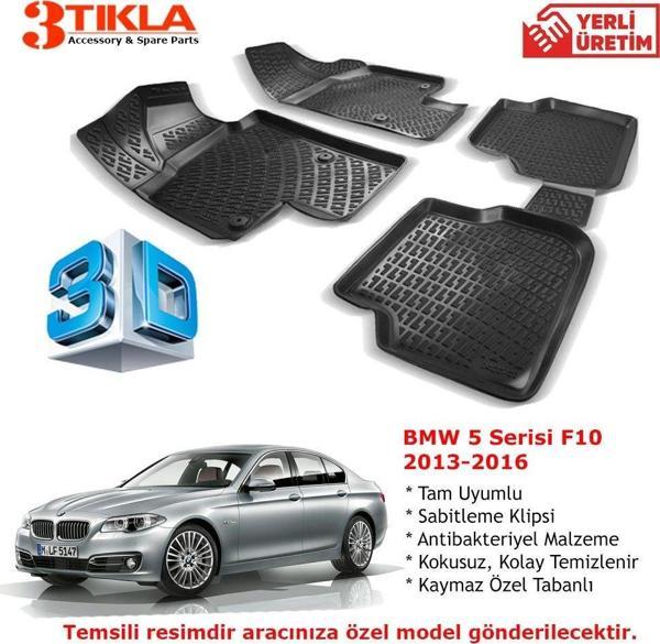 BMW 5 Serisi F10 2013-2016 Premium 3D Havuzlu Paspas Seti - Image 1