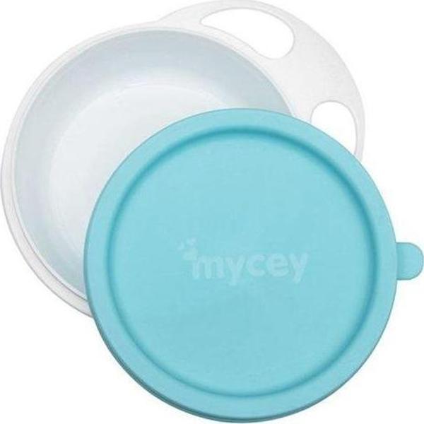 Mycey Kapaklı Mama Tabağı Yeşil - Image 1