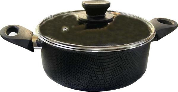 Mehtap Teflon Tencere 24 CM Petek Desenli 2 MM - Image 1