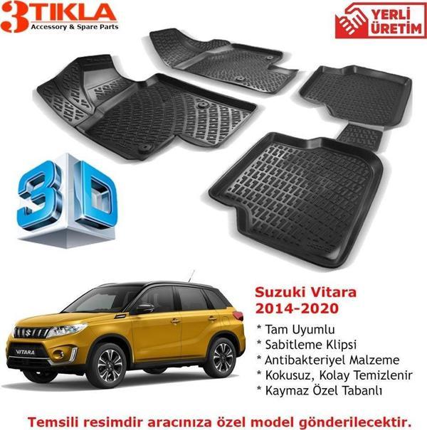 Suzuki Vitara 2014-2020 Premium 3D Havuzlu Paspas Seti - Image 1
