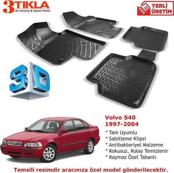 Volvo S40 1997-2004 Premium 3D Havuzlu Paspas Seti - Image 1