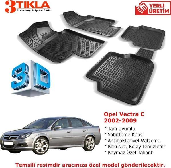 Opel Vectra C 2002-2009 Premium 3D Havuzlu Paspas Seti - Image 1