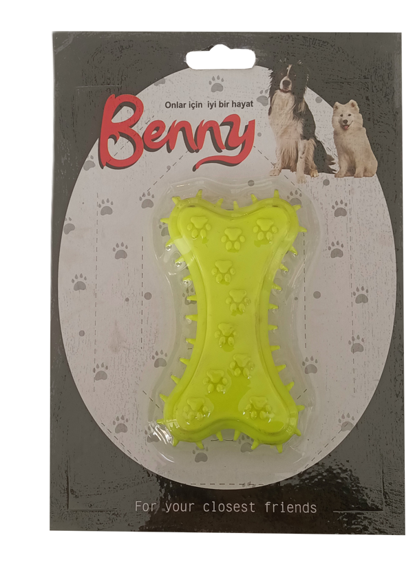 Benny Köpek Oyuncağı Kemik 5.5 x 10 cm Sarı - Image 1
