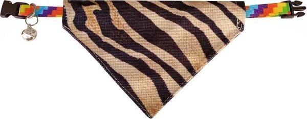 Markapet Kaplan Desenli Fular Kedi Ve Köpek Tasması 25-30 cm - Image 1