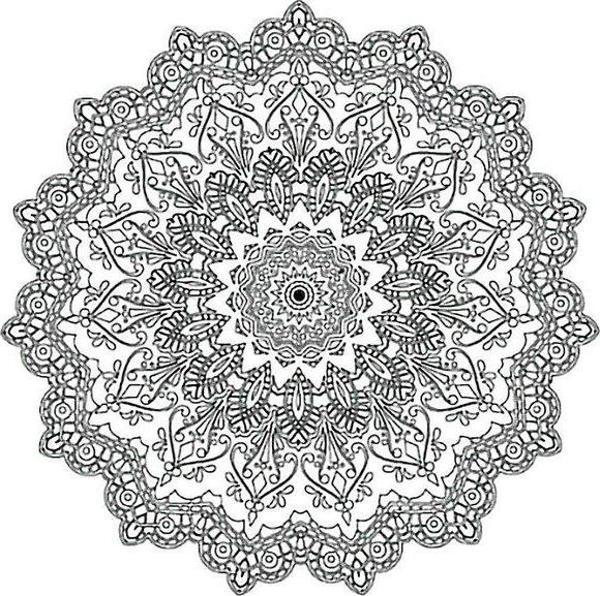 Bigpoint Baskılı Pres Tuval 30x30 cm Mandala BPP430-4 - Image 1