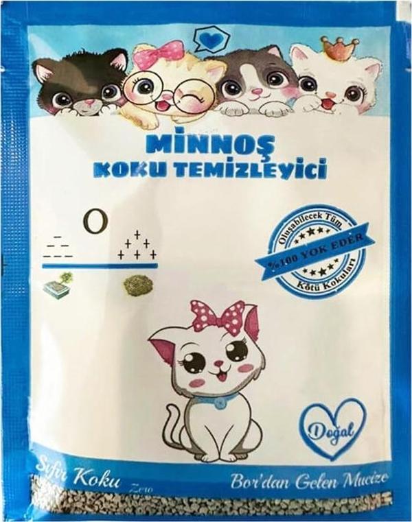 Minnoş Kedi Kumu Koku Temizleyici 25 gr Sıfır Koku - Image 1
