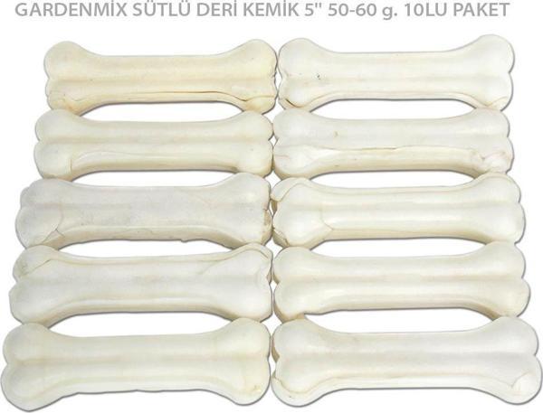 Gardenmix Sütlü Deri Kemik 12 cm 50 - 60 gr ( 10 lu Paket ) - Image 1