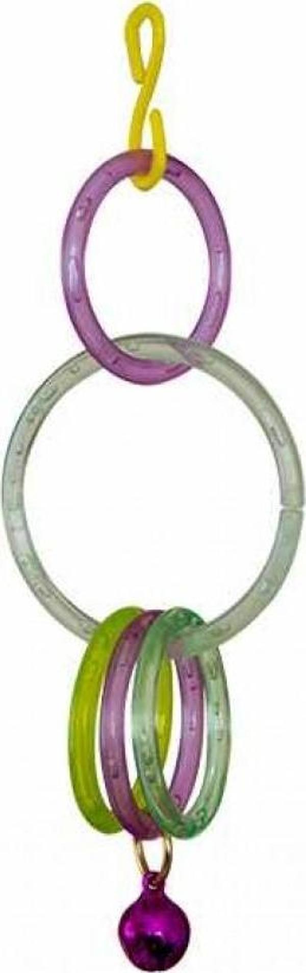 Exovit Olimpik Kuş Oyuncak Halka 5 x 14 cm 5 li - Image 1