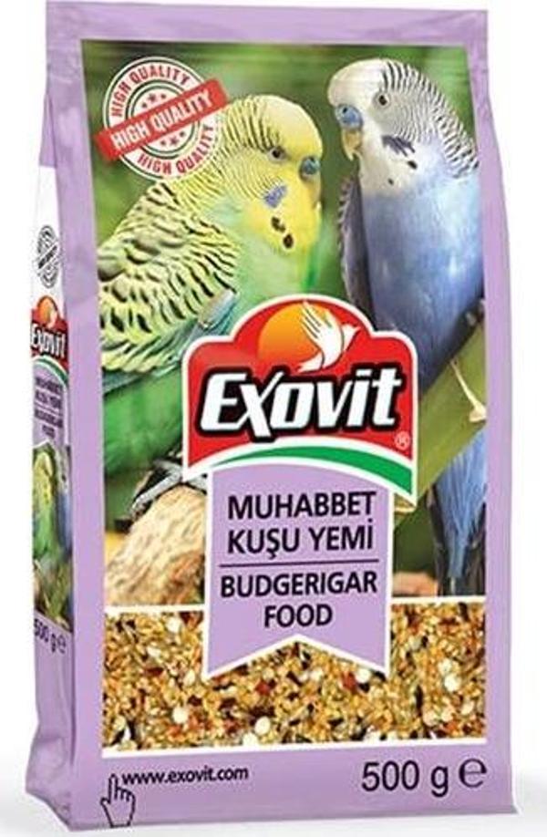 Exovit Yetişkin Muhabbet Kuşu Yemi 500 Gr - Image 1