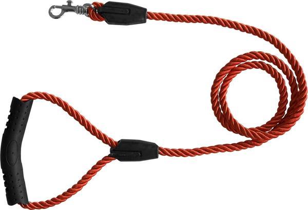 Üçlü Sarmallı Köpek Gezdirme Halatı 1 cm-120 cm Turuncu - Image 1