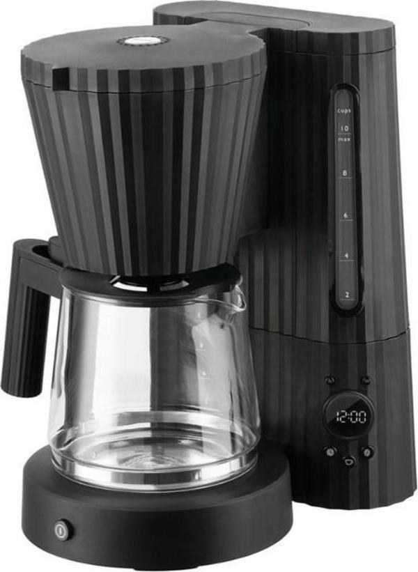 Alessi Plisse Filtre Kahve Makinesı Siyah 1,5Lt - Image 1