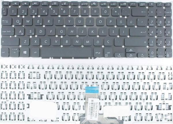 Asus ile Uyumlu X515JA-BR069 Uyumlu Laptop Klavye Siyah - Image 1