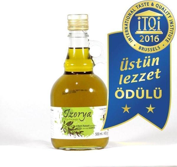 Erken Hasat Zeytinyağı Soğuk Sıkma 0.5L Gallone Cam Şişe - Image 1