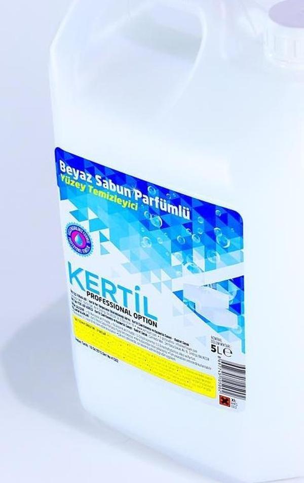 Kertil Çam Beyaz Sabun Parfümlü Yüzey Temizleyici 5 L - Image 1