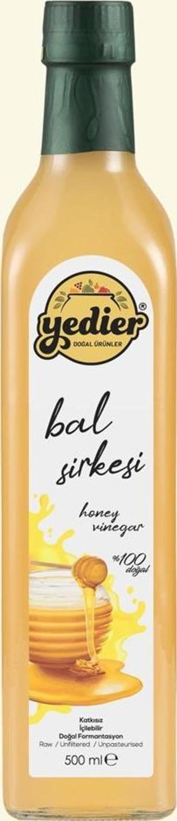İçilebilir Doğal Fermantasyon Katkısız Bal Sirkesi 500ml - Image 1