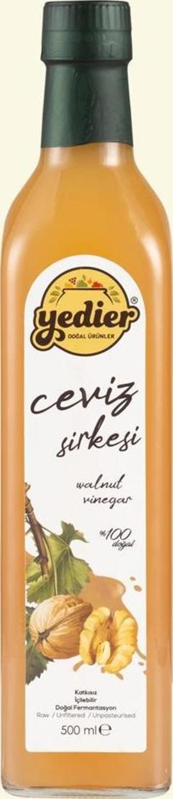 İçilebilir Doğal Fermantasyon Katkısız Ceviz Sirkesi 500ml - Image 1