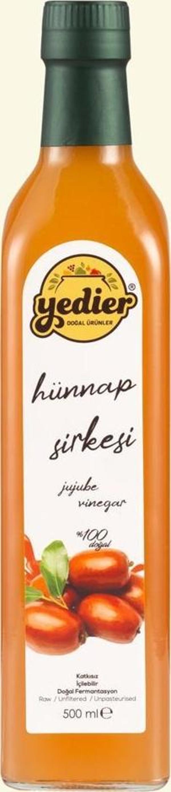 İçilebilir Doğal Fermantasyon Katkısız Hünnap Sirkesi 500ml - Image 1