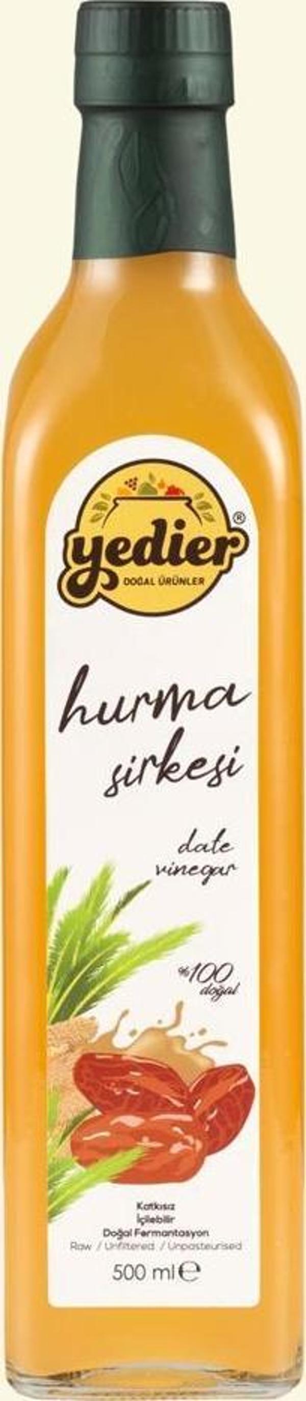 İçilebilir Doğal Fermantasyon Katkısız Hurma Sirkesi 500ml - Image 1