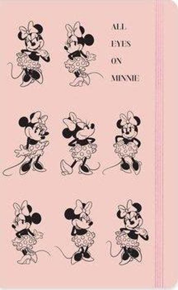 Minnie Mouse 13x21 80 Yaprak Çizgili Ciltli Lastikli Defter - All Eyes On - Image 1