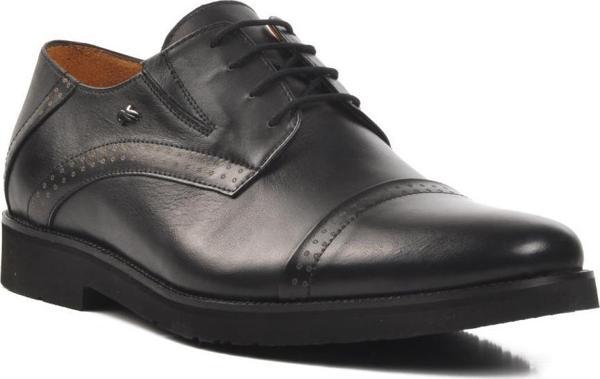 Dr. Flexer 021402 Siyah Ortopedik Hakiki Deri Erkek Günlük Ayakkabı - Image 1