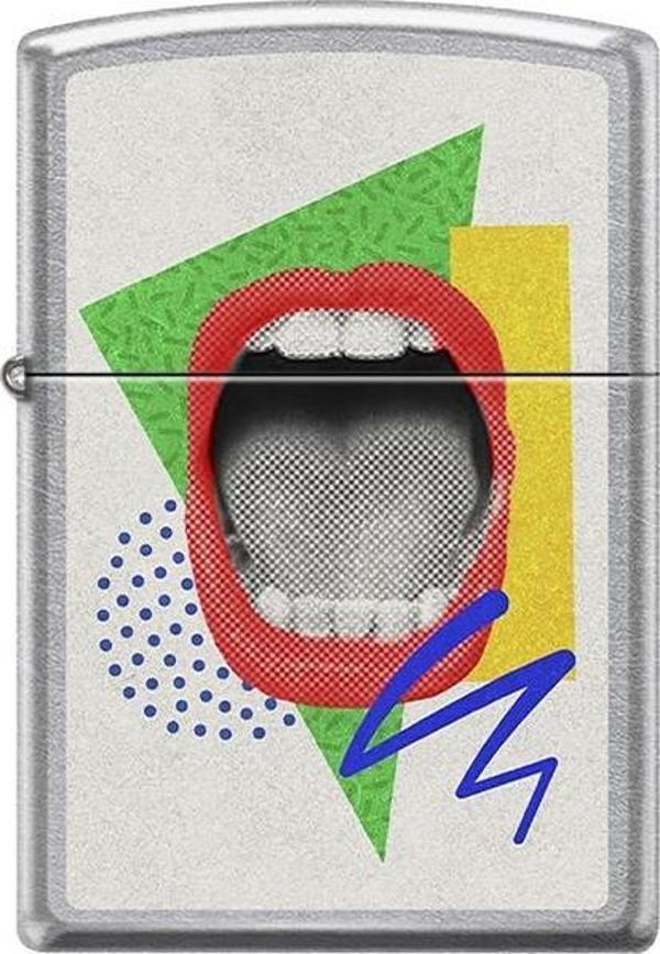 Zippo Çakmak 207-115807 Mouth and Ear Design - Image 1