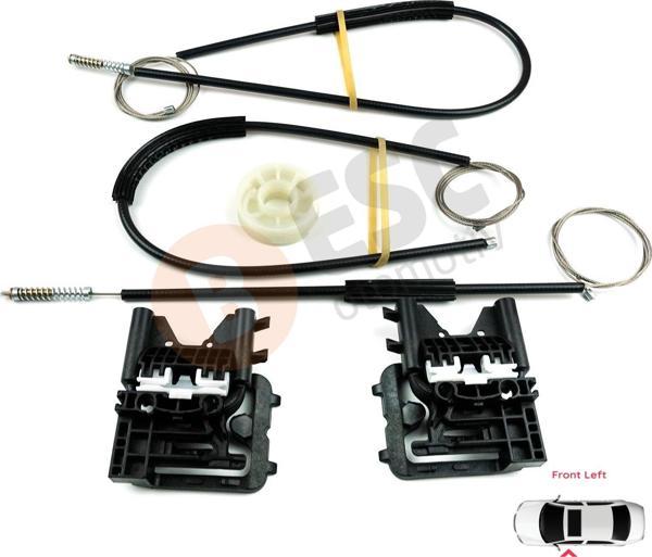 Audi A3 S3 Sportback 8V MK3 İçin Ön Sol Cam Kriko Seti
8V4837461 - Image 1