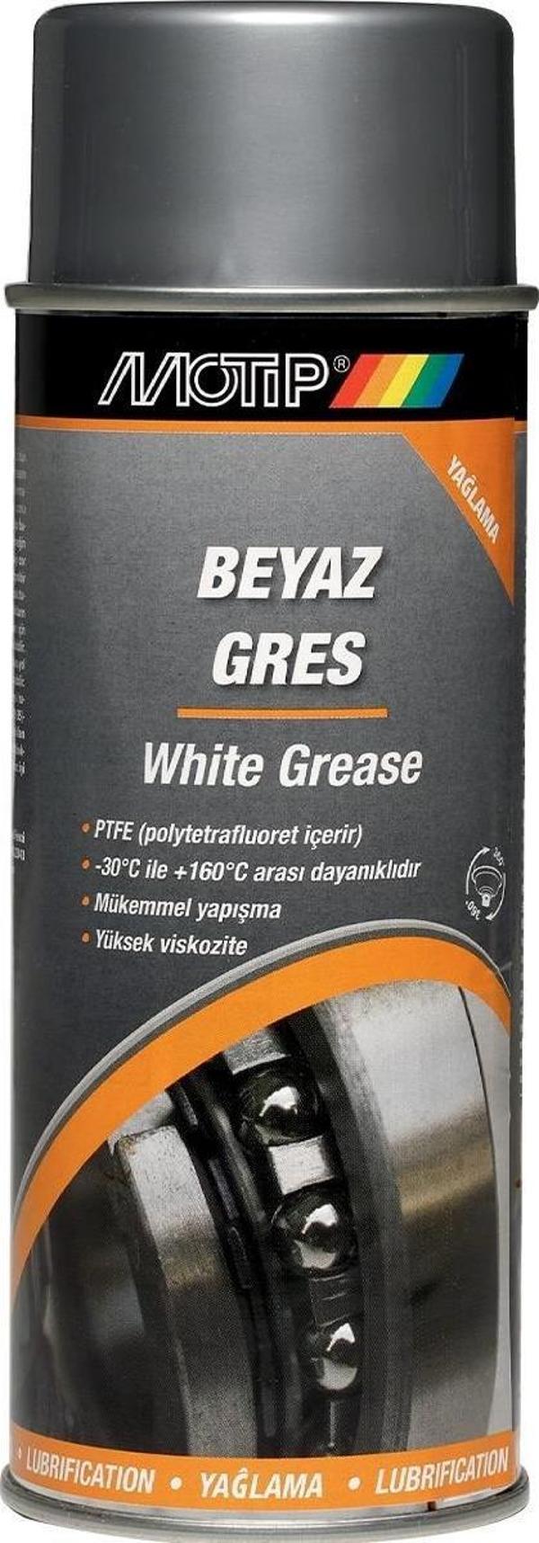 Motip Beyaz Gres Yağlama Spreyi 400 ml. - Image 1