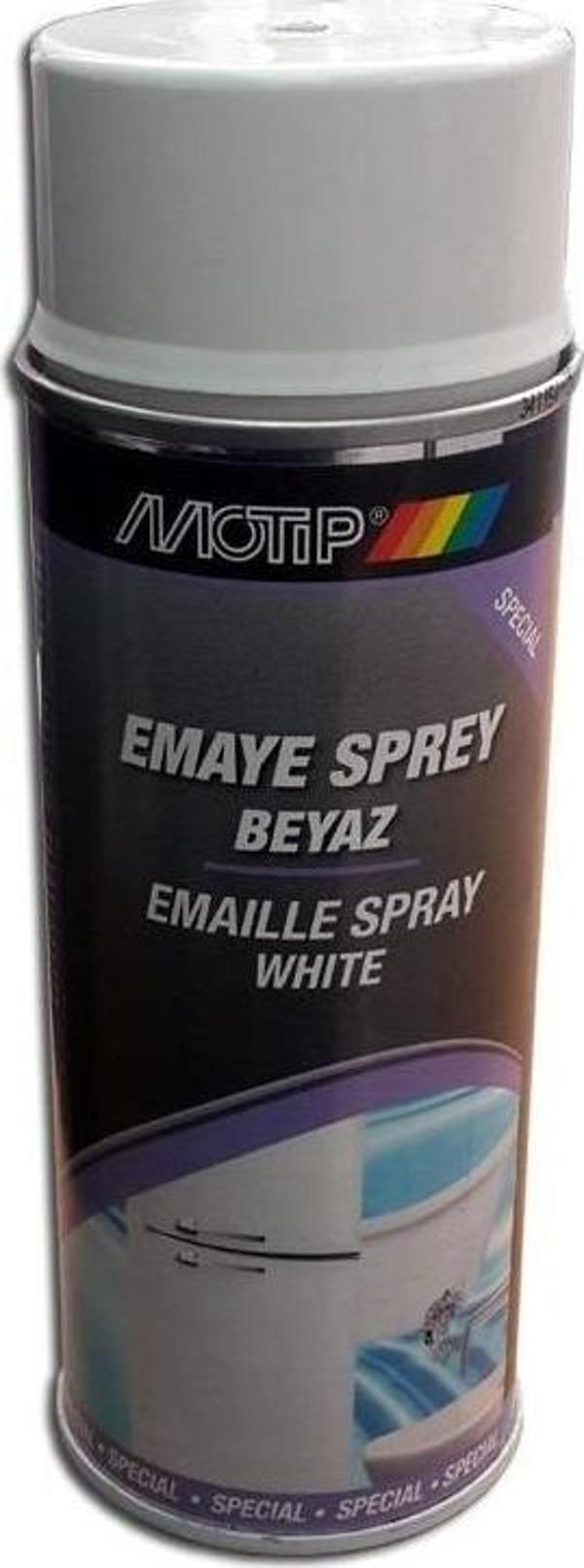 Motip Emaye Yüzey Sprey Boya BEYAZ 400 ml - Image 1