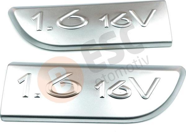 Megane, Scenic 2 İçin 2 Parça Krom 1.6 16V Monogram Amblem Yazısı - Image 1