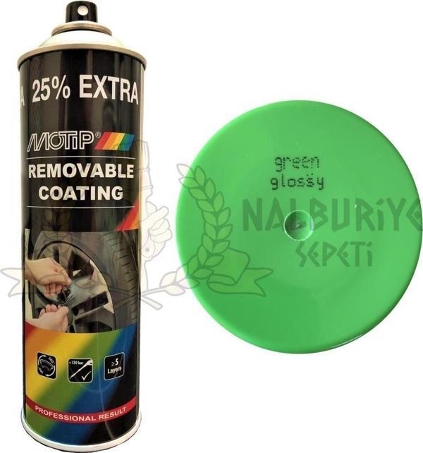 Motip Soyulabilir Sıvı Kauçuk PlastiDip Plastik Sprey Boya YEŞİL 500 ml - 04305 - Image 1