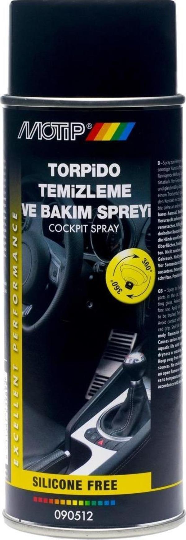 Motip Torpido Temizleme ve Bakım Spreyi 400 ml. - Image 1