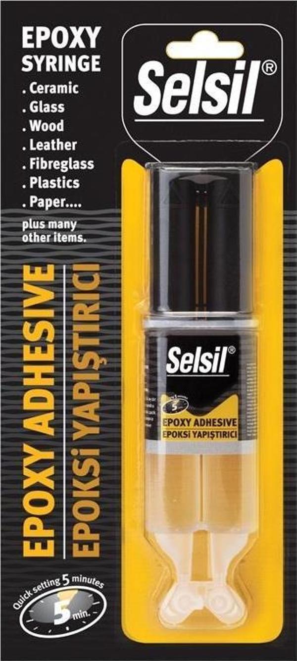Selsil Epoksi Genel Amaçlı Yapıştırıcı Şırınga 28 gr. - Image 1