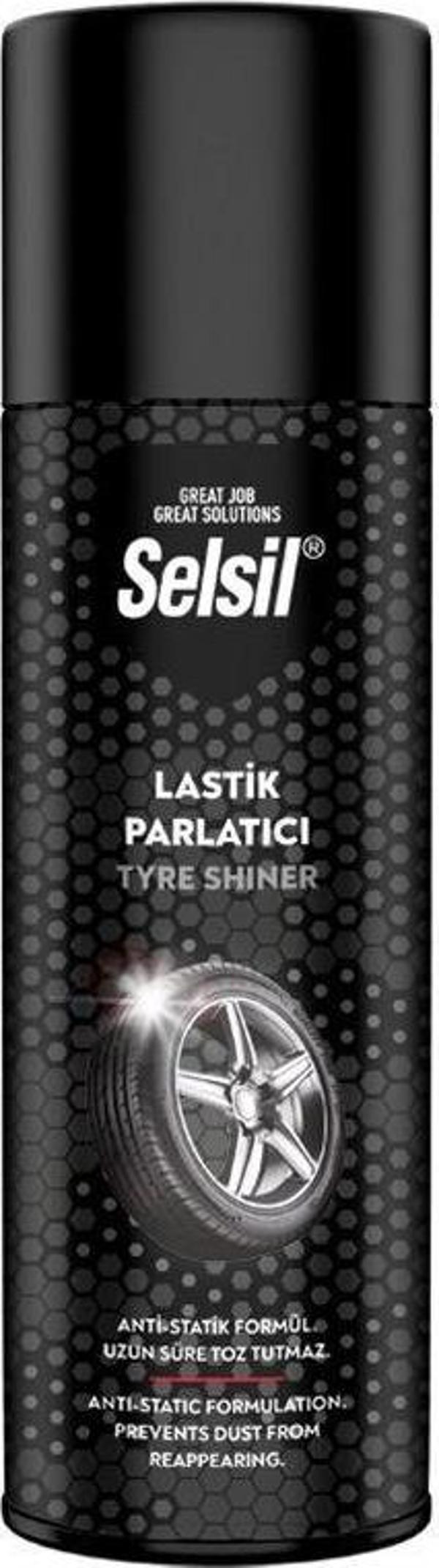 Selsil Lastik Parlatma ve Temizleme Spreyi 500 ml. - Image 1