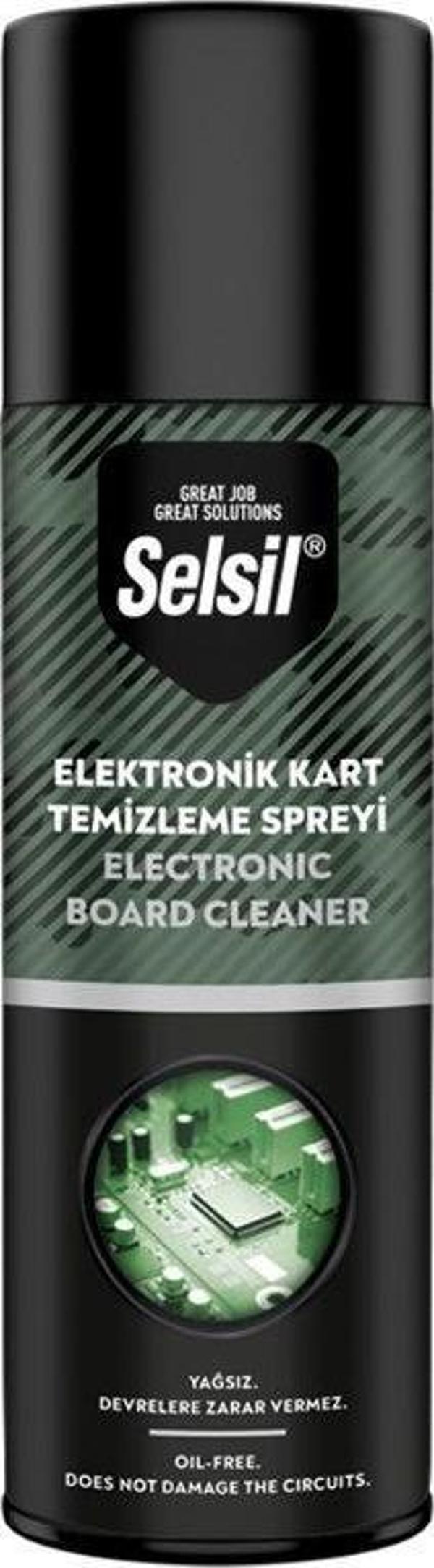 Selsil Yağsız Elektronik Devre Kart Temizleme Spreyi 200 ml. - Image 1
