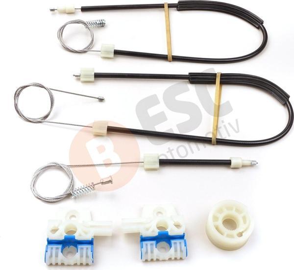 VW Jetta 2011-2020 için Ön Sol Cam Kriko Tamir Seti 5C6837463K - Image 1