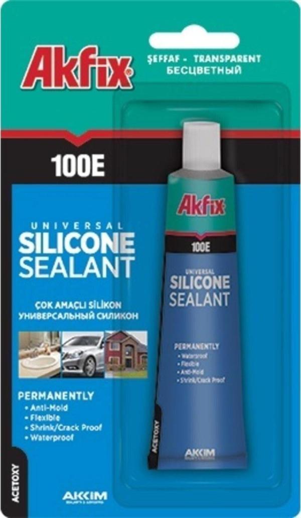 AKFİX 100E BEYAZ SİLİKON 50 ML - Image 1