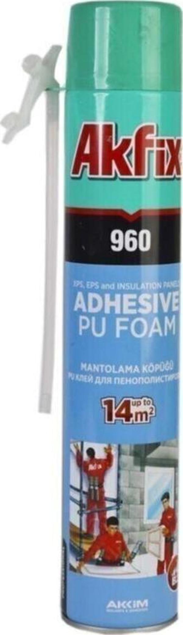 Akfix 960 Poliüretan Pipetli Mantolama Yapıştırma Köpüğü - Image 1