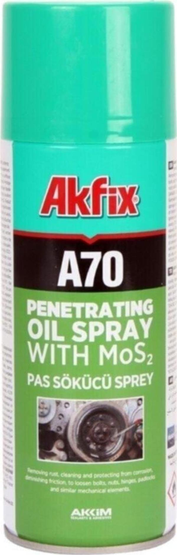 AKFİX A70 PAS SÖKÜCÜ SPREY 400 ML - Image 1