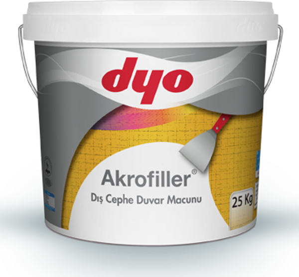 Dyo Akrofiller Dış Cephe Macunu 4,5 Kg Beyaz - Image 1