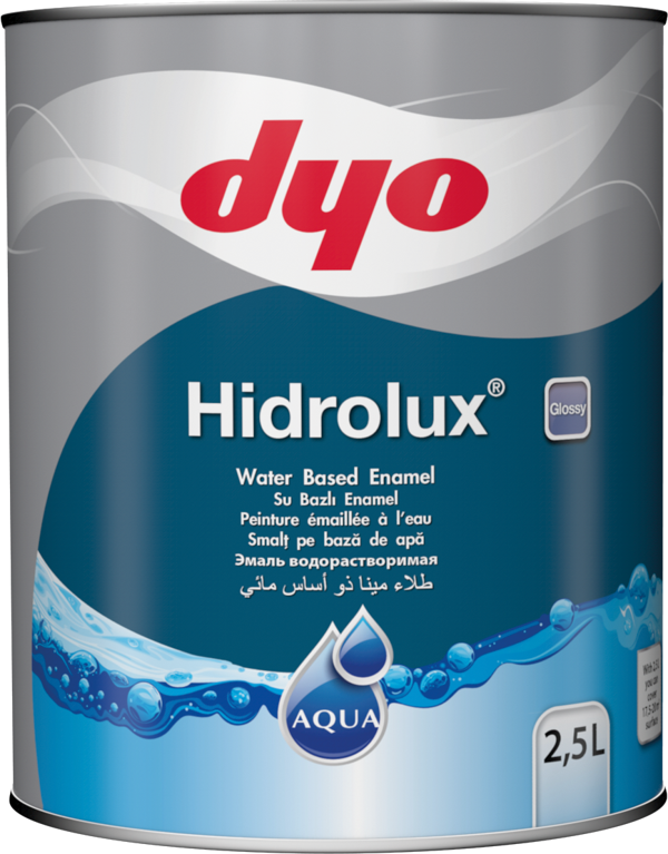 Dyo Hidrolüx 2,5 Litre Beyaz Su Bazlı Ahşap Metal Boyası - Image 1