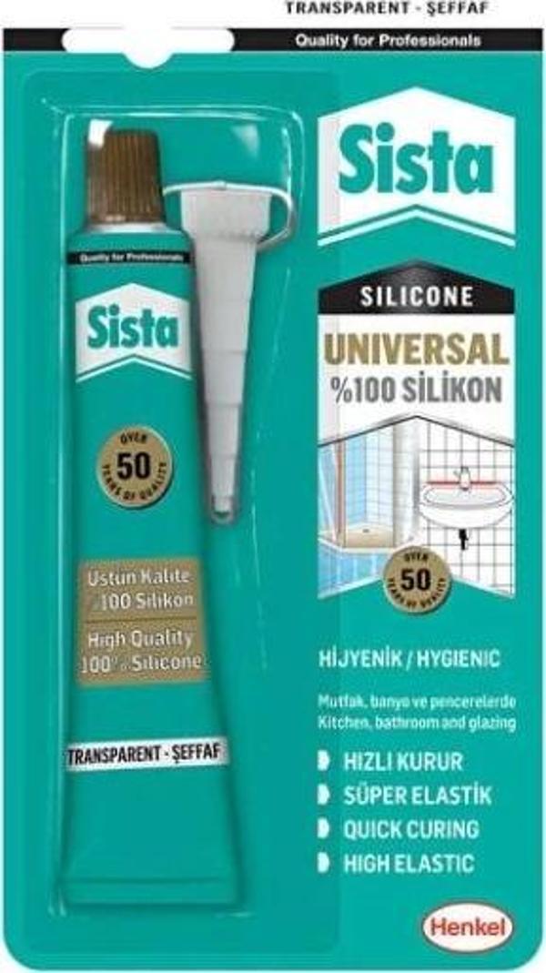 SİSTA ŞEFFAF SİLİKON 50 GR - Image 1