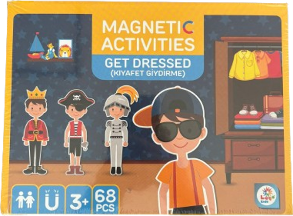 Laço Kids Manyetik Erkek Kıyafet Giydirme Aktivite Oyun Seti LC8540 - Image 1