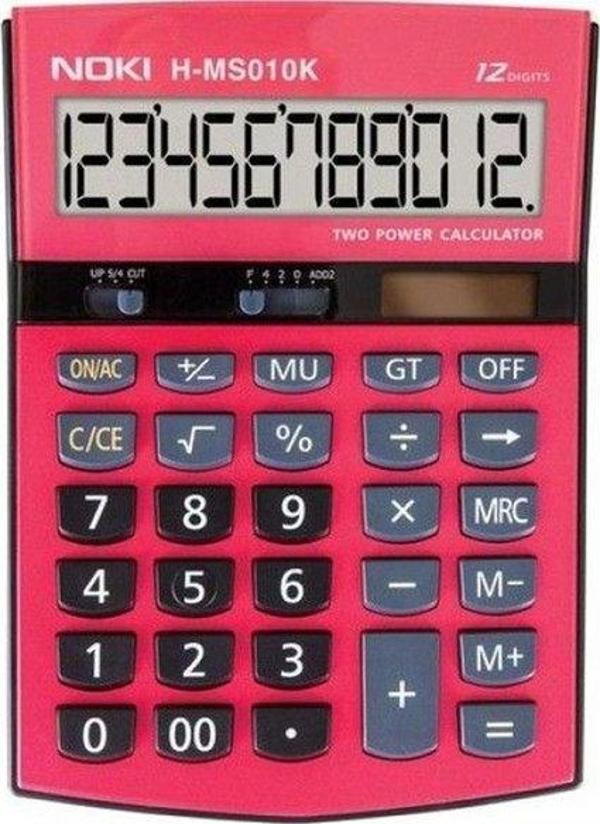 Noki Hesap Makinesi Kırmızı H-MS010 - Image 1