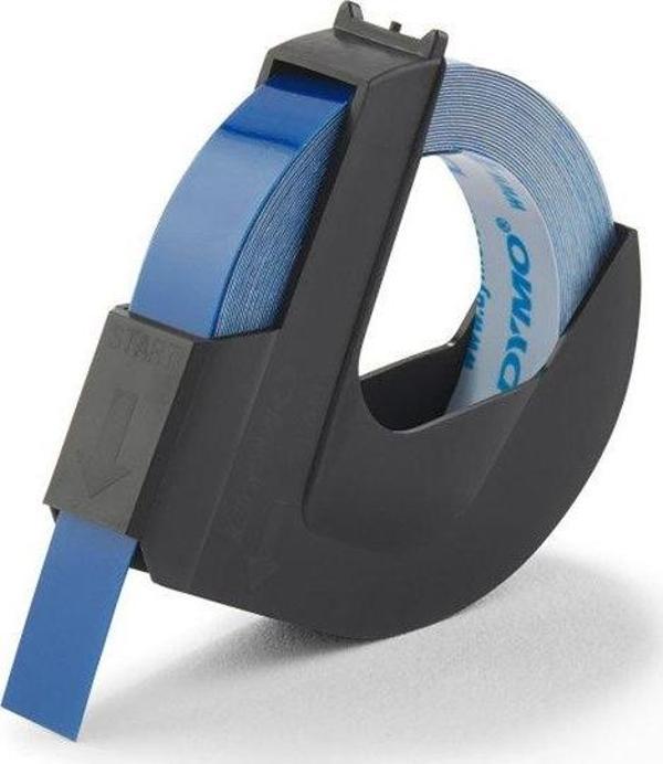 DYMO Kabartma Şerit 9mm x 3mt Mavi 520106 - Image 1