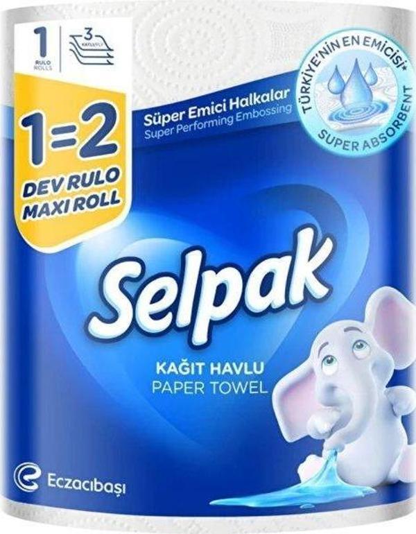 Selpak Havlu Dev Rulo 1=2 - Image 1