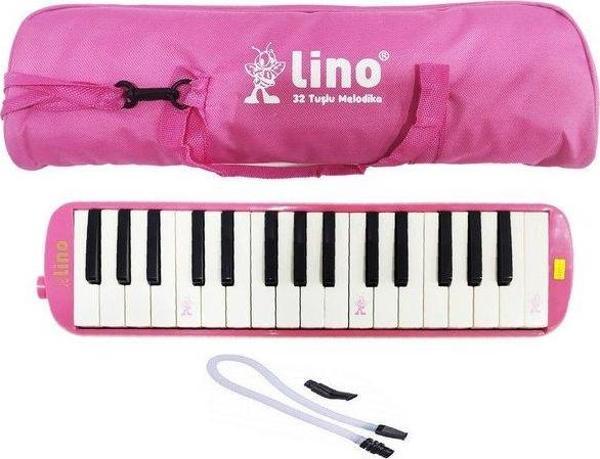 Lino Melodika 32 Tuşlu Bez Çanta Pembe LN32PS - Image 1