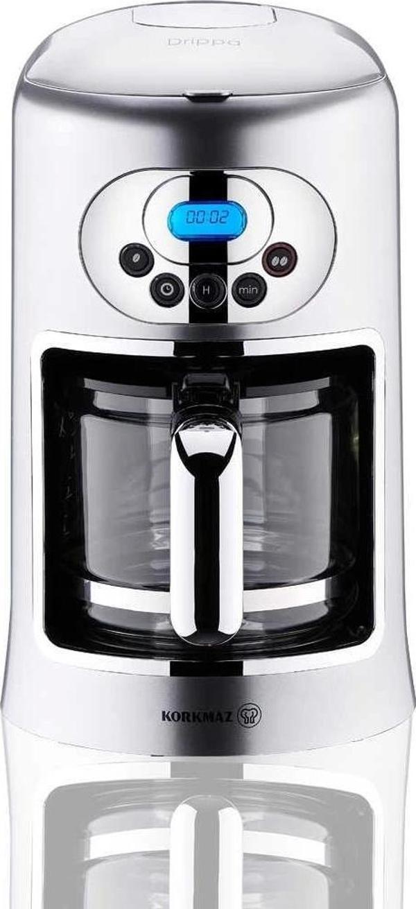 Korkmaz Drippa Lcdli Inox Filtre Kahve Makinesi A866-02 - Image 1