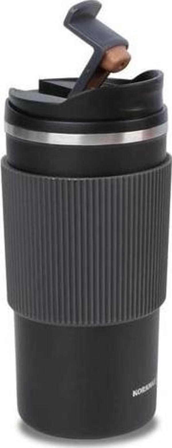 Korkmaz Eterna Siyah Kahve Bardağı 380 ml A5540 - Image 1